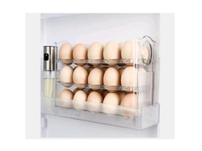 Контейнер-органайзер для хранения яиц 3яр 26*10*20см R30902 (36шт)