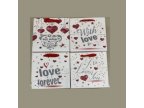 Пакет подарочный бумажный S "With Love" 23*18*10см R91305-S (720шт)