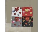 Пакет подарочный бумажный SS "Hearts" 14.5*15*6см R91277-SS (1200шт)